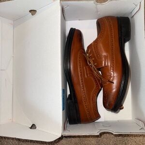Men's Brown Leather Dress Shoes